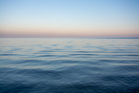 Evening mood on the beach of Ishoj, south of Copenhagen, Denmark