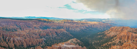 Bryce Canyon National Park, Utah, USA, overlook big panoramaの写真素材