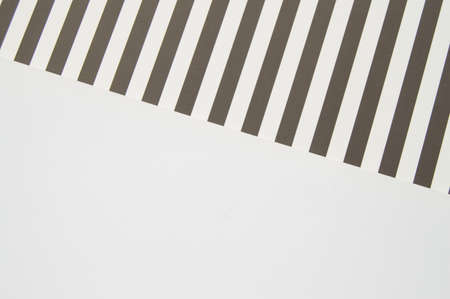 Black and white striped background and white background side by side, abstraction and geometry.の写真素材