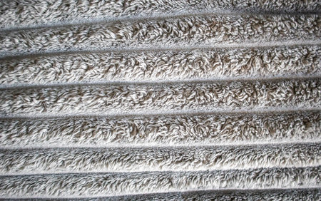 Terry fabric texture with stripes close up neutral beige
