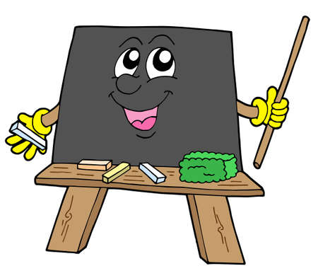 Cute Blackboard - vector illustration.のイラスト素材