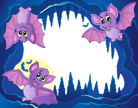 Bats theme image 3 - vector illustration のイラスト素材