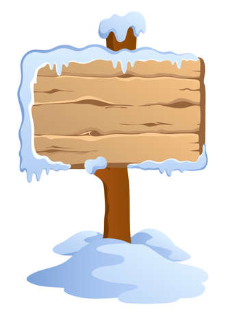 Winter labels theme image 4 - vector illustration のイラスト素材
