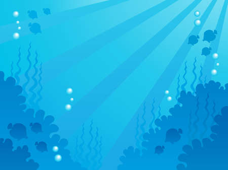 Image with undersea  のイラスト素材