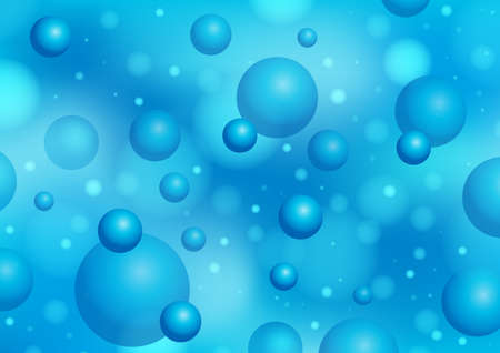 Abstract background with bubbles のイラスト素材