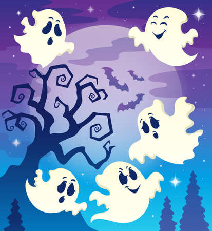 Halloween theme image 6 - eps10 vector illustration のイラスト素材