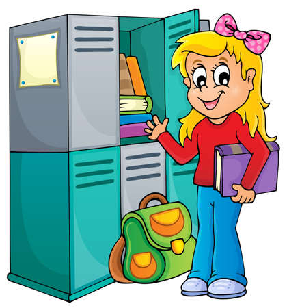 School thematic image 1 - eps10 vector illustration のイラスト素材