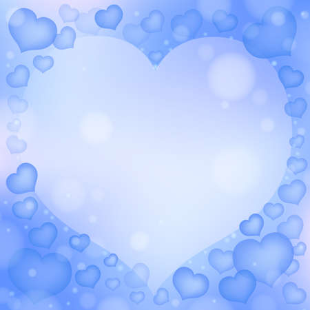 Abstract image with heart theme  のイラスト素材