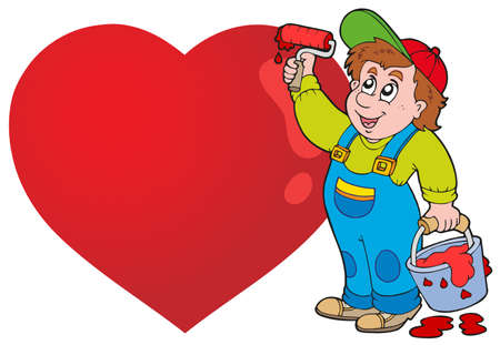 Valentine theme image   のイラスト素材