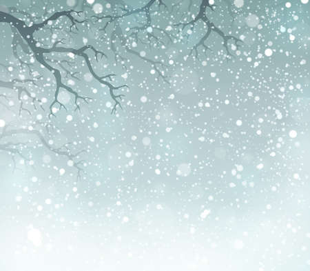 Winter theme background のイラスト素材