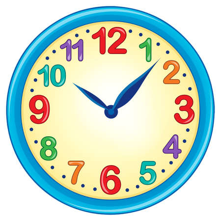 Clock theme image 3 - eps10 vector illustration.のイラスト素材