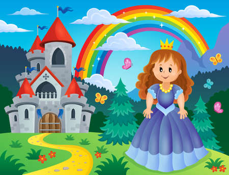Princess theme image 3 - eps10 vector illustration.のイラスト素材