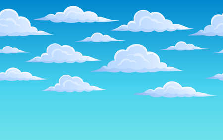 Clouds on sky theme.のイラスト素材