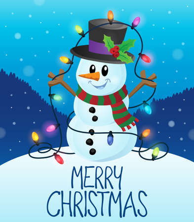 Merry Christmas subject image 1 - eps10 vector illustration.のイラスト素材