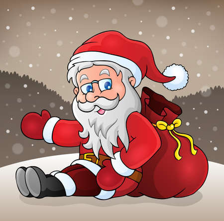 Santa Claus subject image 1 - eps10 vector illustration.のイラスト素材