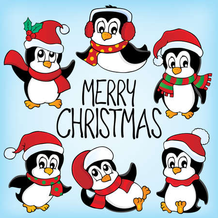 Merry Christmas subject image 6 - eps10 vector illustration.のイラスト素材