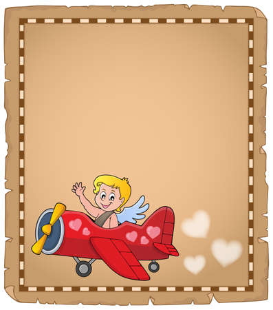 Cupid topic parchmentのイラスト素材