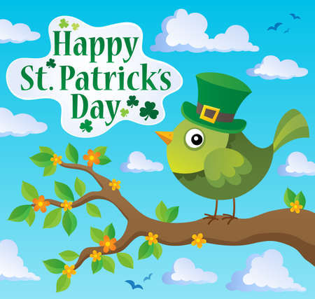 Happy St Patrick's Day themeのイラスト素材