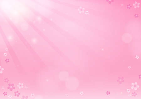 Flower theme abstract backgroundのイラスト素材
