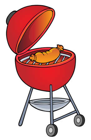 Barbeque topic image 1 - eps10 vector illustration.のイラスト素材