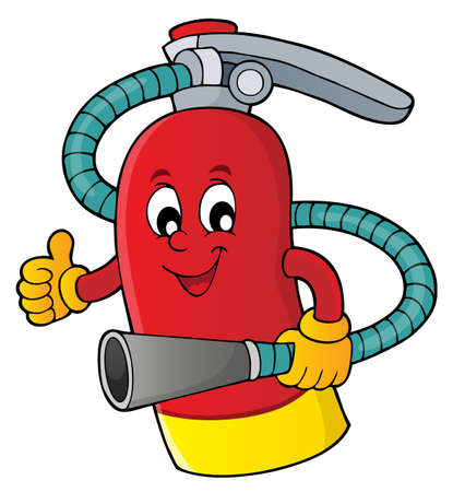 Fire extinguisher topic image 1 - eps10 vector illustration.のイラスト素材