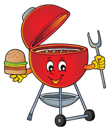 Barbeque topic image 5 - eps10 vector illustration.のイラスト素材