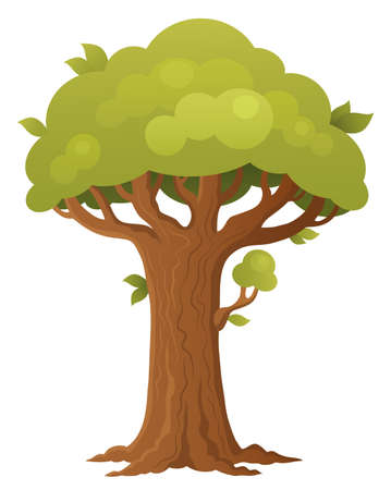 Tree topic image 1 - eps10 vector illustration.のイラスト素材