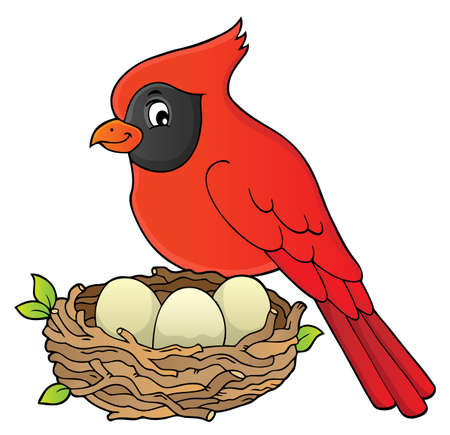 Bird topic image 8 - eps10 vector illustration.のイラスト素材