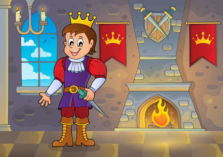 Prince theme image illustration.のイラスト素材