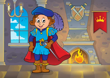 Prince theme image illustration.のイラスト素材