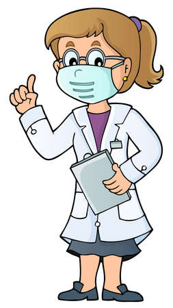Doctor theme imageのイラスト素材