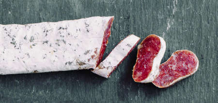 Fuet is a traditional tapa from Barcelona, Spain