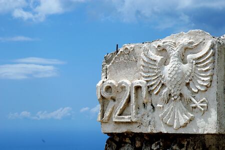 The Eagle Has Two Headsの写真素材