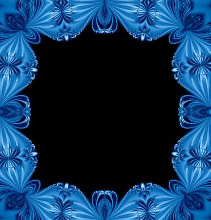 Blue frameの写真素材