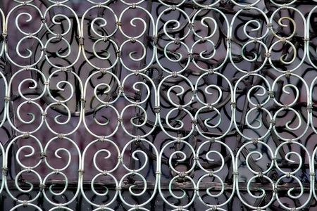 Metal gridの写真素材