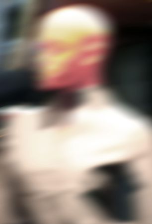 Faded womanの写真素材