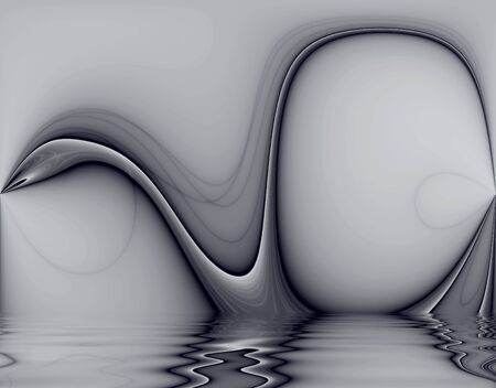 Abstract swanの写真素材