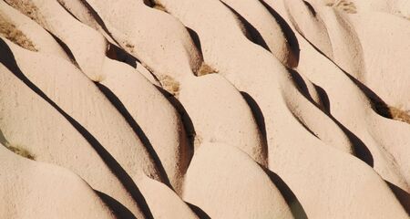 Sand dunes, Cappadocia, Turkeyの写真素材