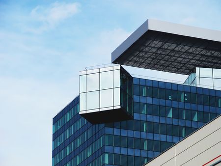 Modern architecture, Vienna, Austriaの写真素材