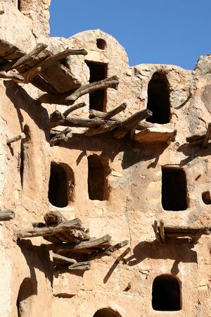 Ancient granary, Kabaw, Libyaの写真素材