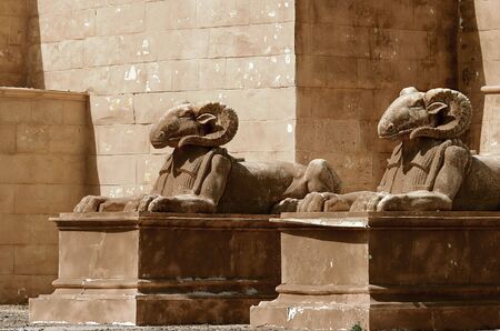 ... like antique egyptian sphinxes