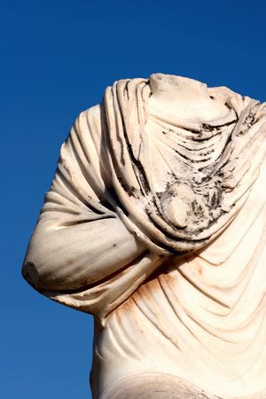 Roman statue, Ephesus, Turkeyの写真素材