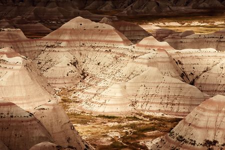 Badlands, South Dakota National Park, USAの写真素材
