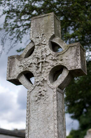 Celtic cross monumentの写真素材