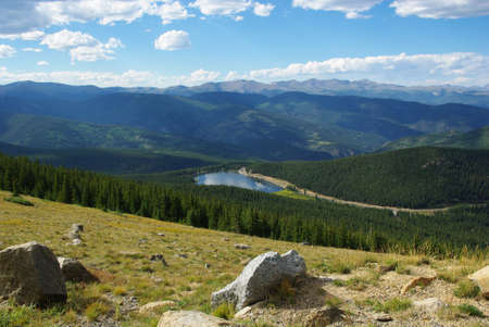 High above Echo Lake, Rocky Mountains, Colorado