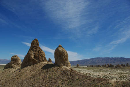 Trona Pinnacles, Californiaの写真素材