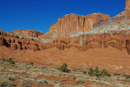 Beautiful colors in Capitol Reef National Park, Utahの写真素材