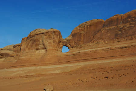 Hole in the rock near Delicate Arch, Utah