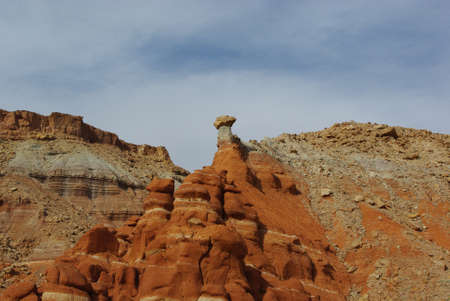 Rock formations in Little Egypt, Utah