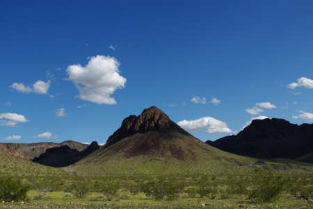 Mountains and shadows in Arizonaの写真素材
